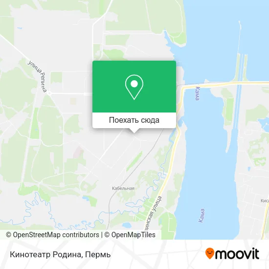 Карта Кинотеатр Родина