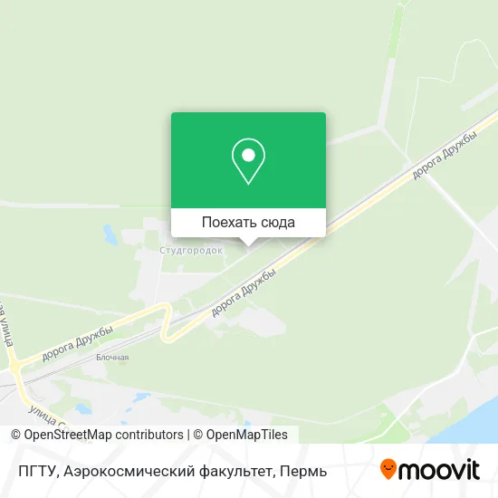 Карта ПГТУ, Аэрокосмический факультет
