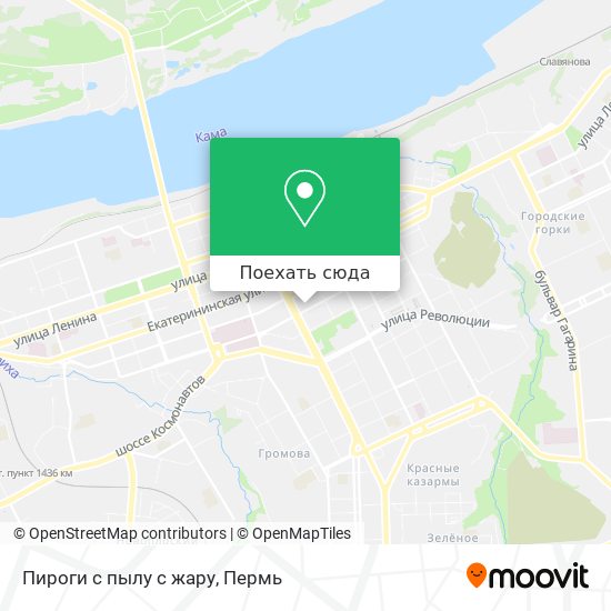 Карта Пироги с пылу с жару