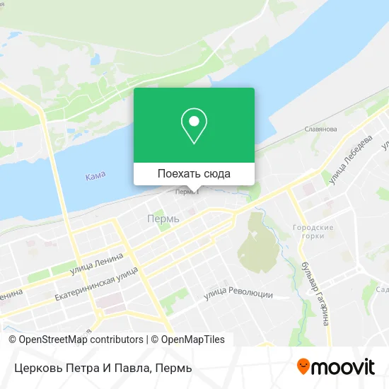 Карта Церковь Петра И Павла