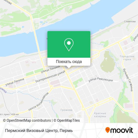 Карта Пермский Визовый Центр
