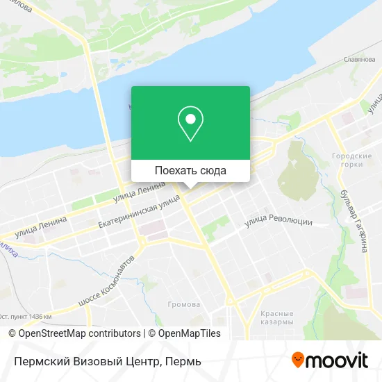 Карта Пермский Визовый Центр