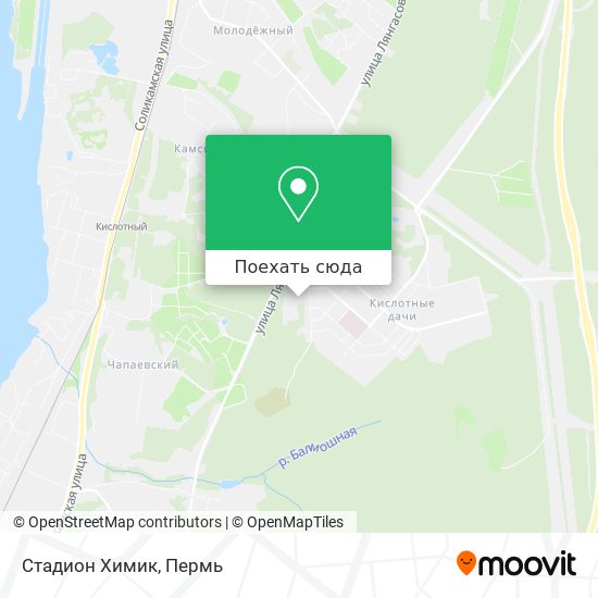 Карта Стадион  Химик