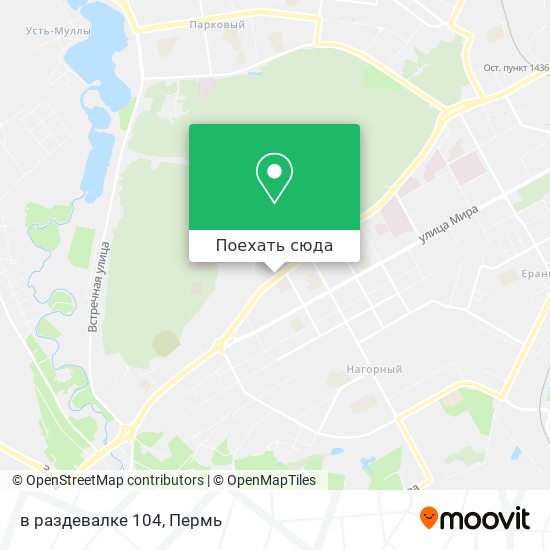 Карта в раздевалке 104