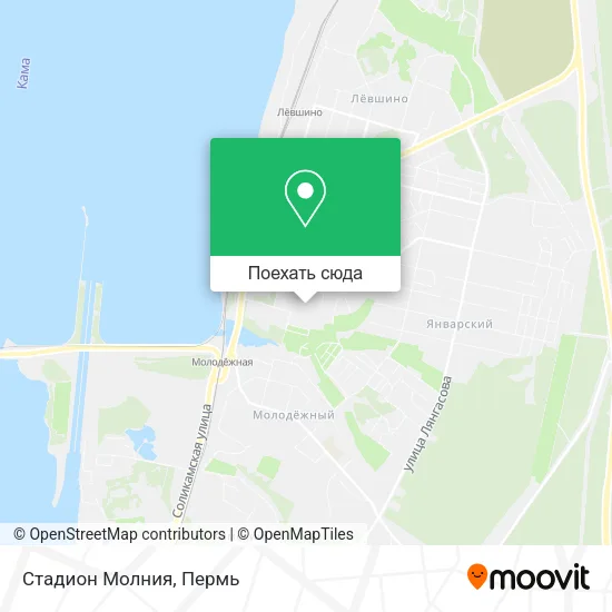 Карта Стадион  Молния