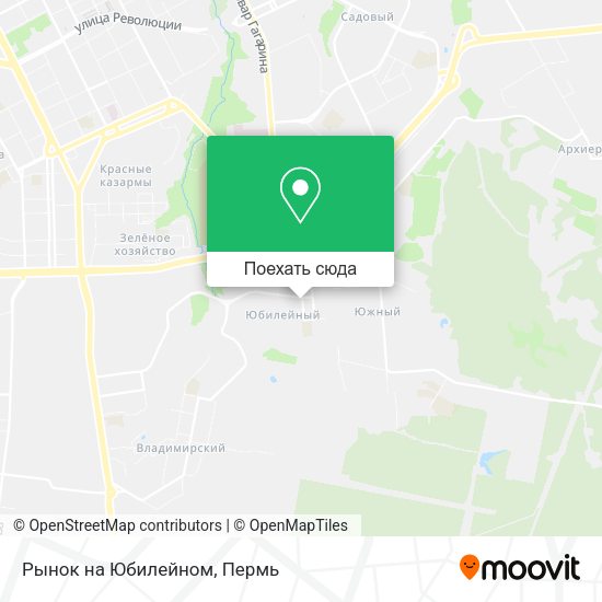 Карта Рынок на Юбилейном
