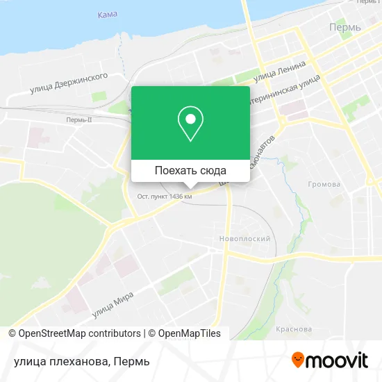 Карта улица плеханова