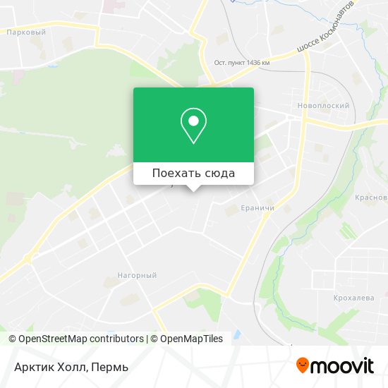 Карта Арктик Холл