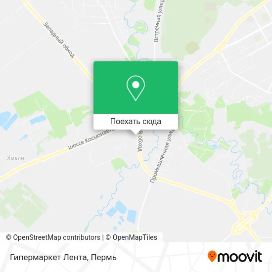 Карта Гипермаркет Лента
