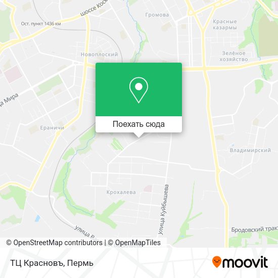 Карта ТЦ Красновъ