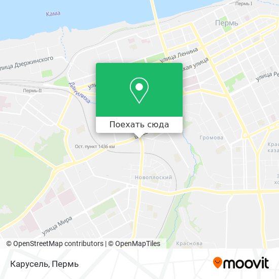 Карта Карусель