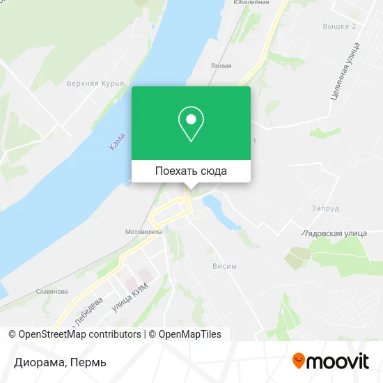 Карта Диорама