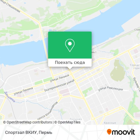 Карта Спортзал ВКИУ