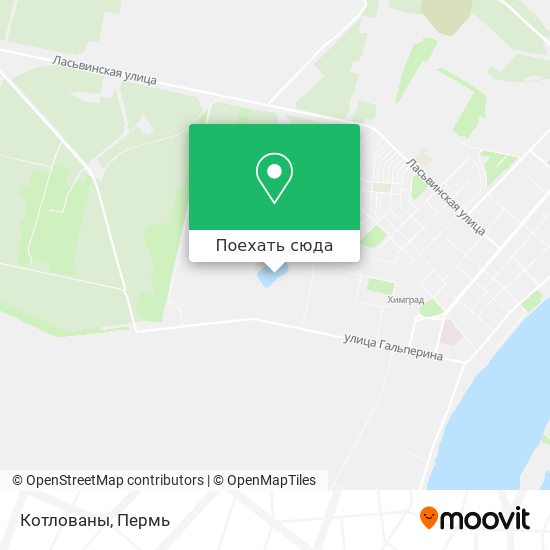 Карта Котлованы