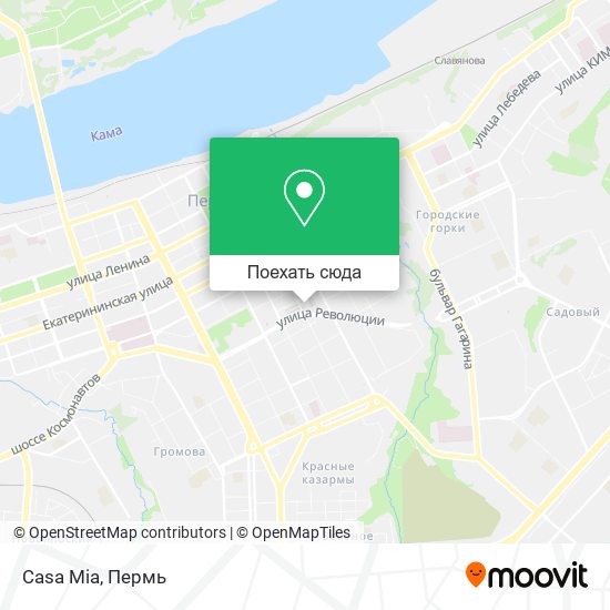 Карта Casa Mia
