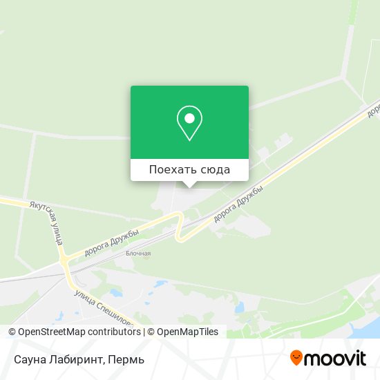 Карта Сауна  Лабиринт