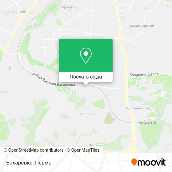Карта Бахаревка