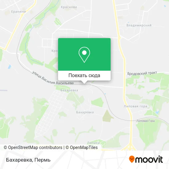 Карта Бахаревка