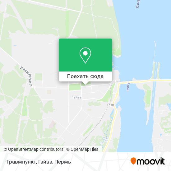 Карта Травмпункт, Гайва