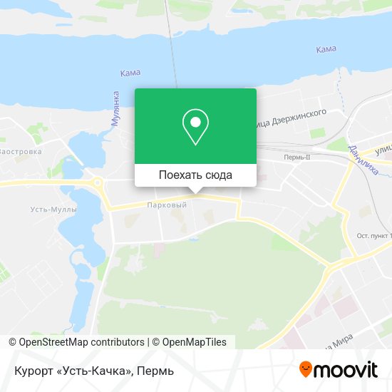 Карта Курорт «Усть-Качка»
