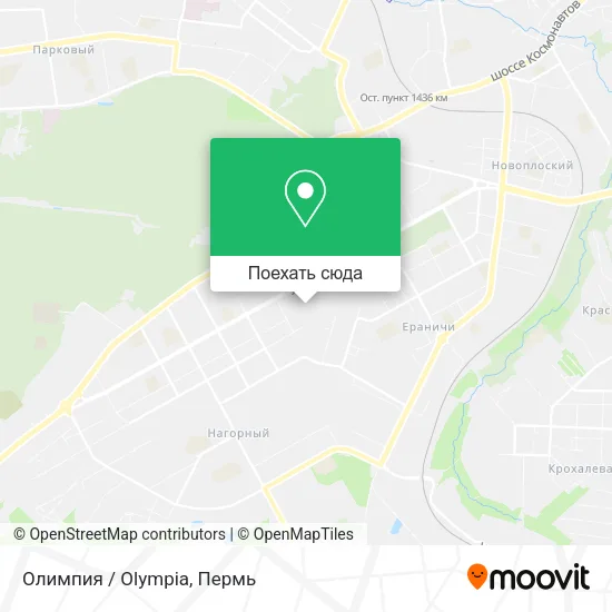 Карта Олимпия / Olympia