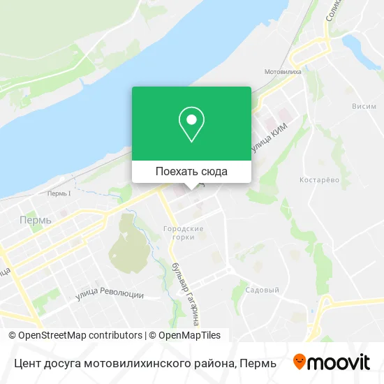 Карта Цент досуга мотовилихинского района