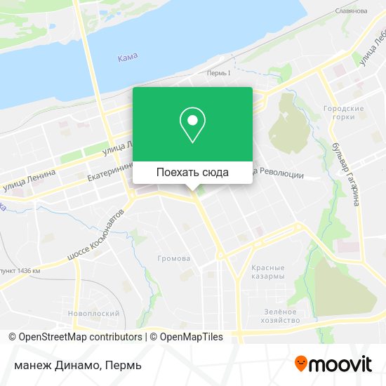 Карта манеж  Динамо