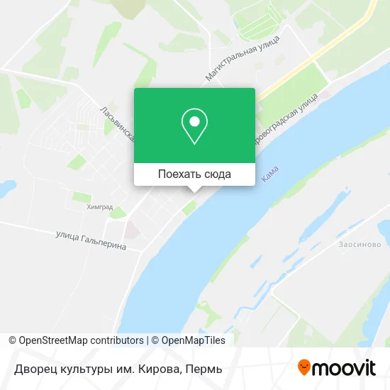 Карта Дворец культуры им. Кирова