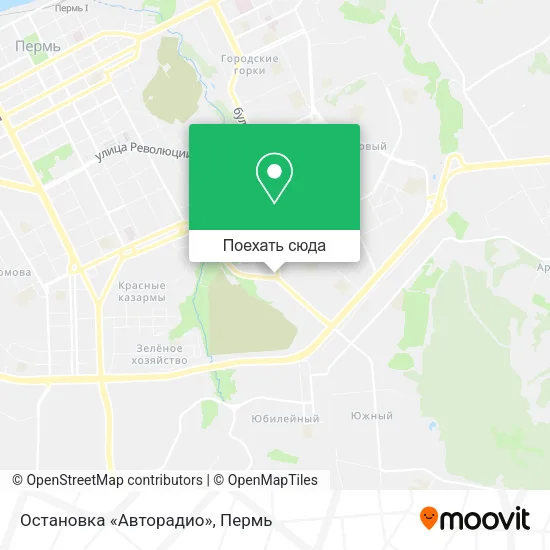 Карта Остановка «Авторадио»