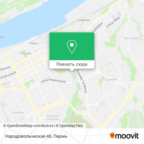 Карта Народовольческая 46