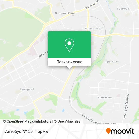 Карта Автобус № 59
