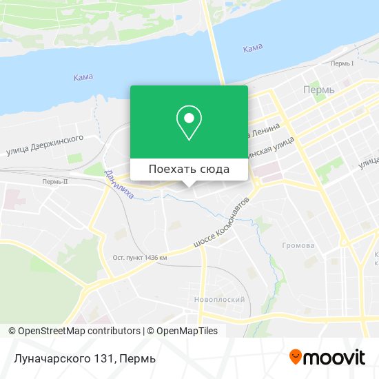 Карта Луначарского 131