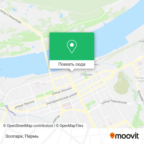 Карта Зоопарк