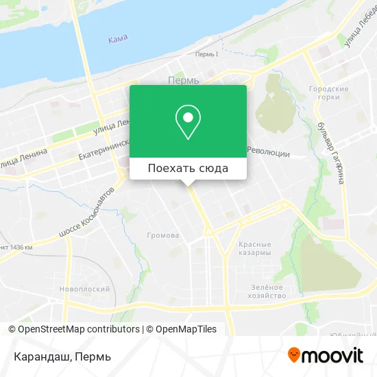 Карта Карандаш