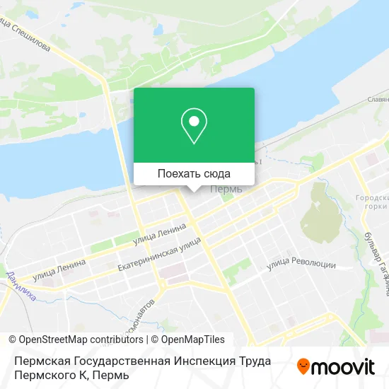 Карта Пермская Государственная Инспекция Труда Пермского К