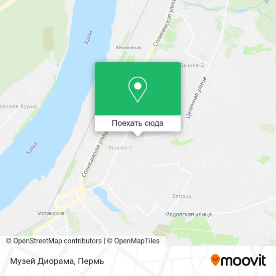 Карта Музей Диорама