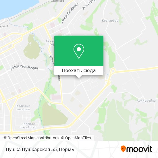 Карта Пушка Пушкарская 55