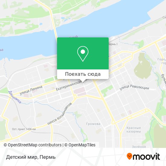 Карта Детский мир