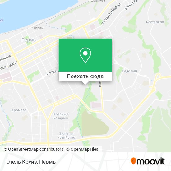 Карта Отель Круиз