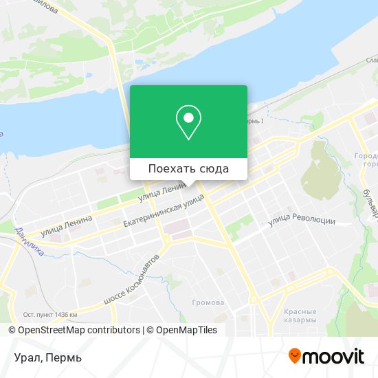 Карта Урал