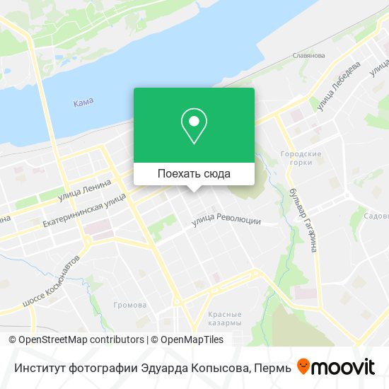 Карта Институт фотографии Эдуарда Копысова