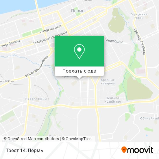 Карта Трест 14