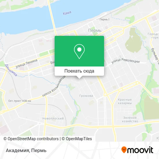Карта Академия