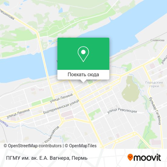 Карта ПГМУ им. ак. Е.А. Вагнера