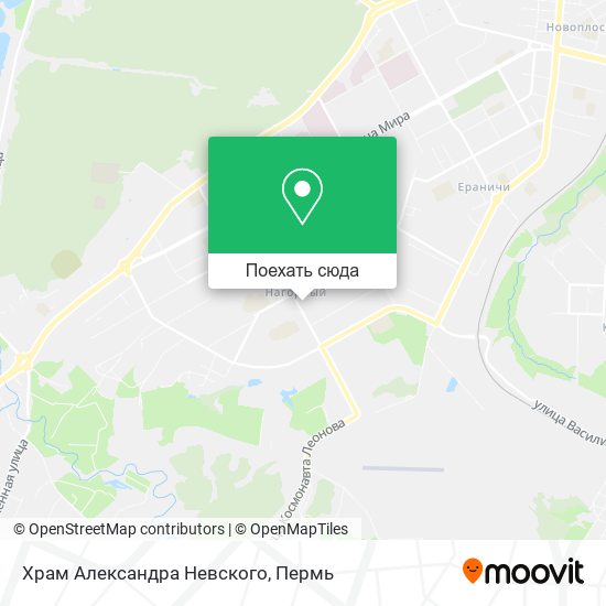 Карта Храм Александра Невского