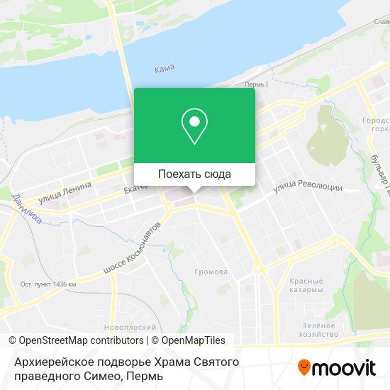 Карта Архиерейское подворье Храма Святого праведного Симео
