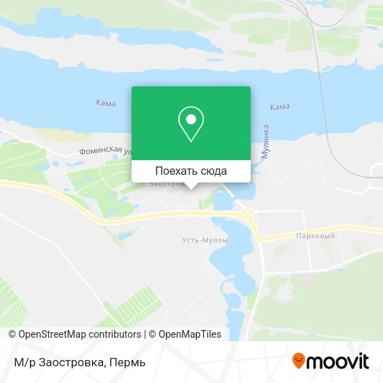 Карта М/р Заостровка
