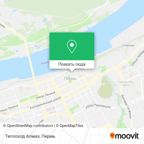 Карта Теплоход Алмаз