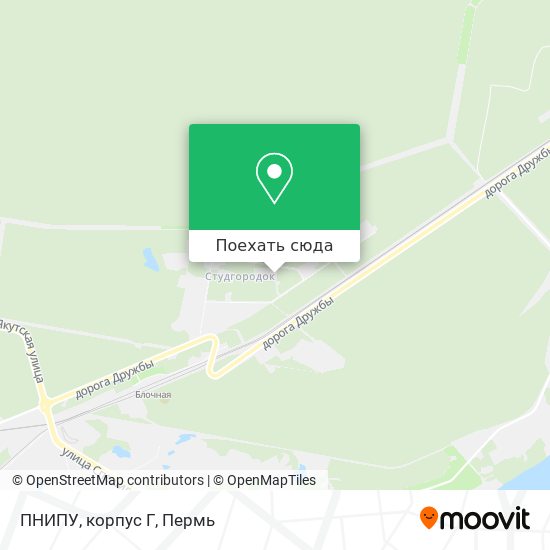 Карта ПНИПУ, корпус Г