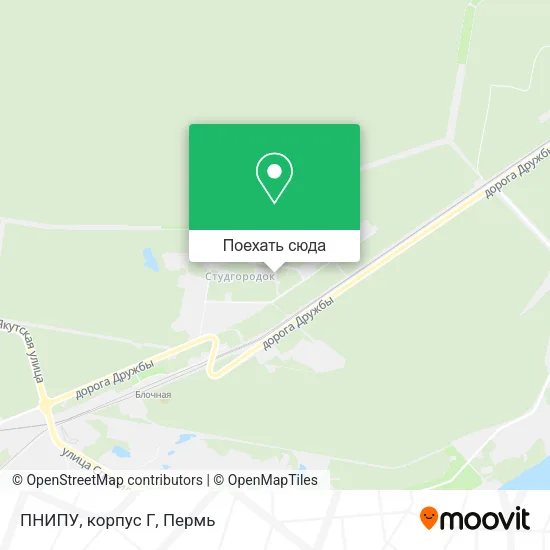 Карта ПНИПУ, корпус Г